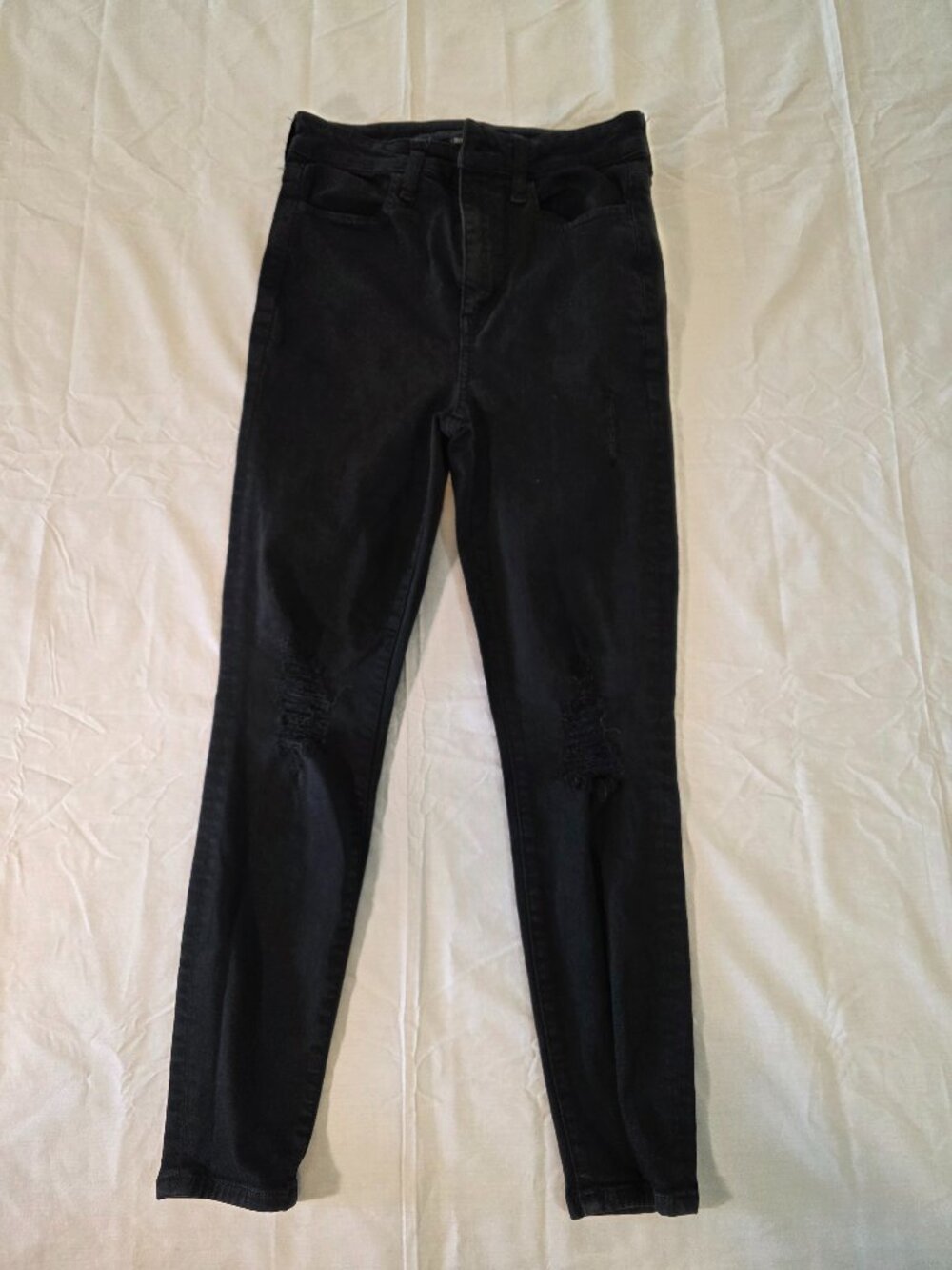 American Eagle Next Level Stretch Highest Rise Jegging Black Size 4 X-Short
